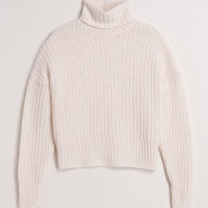 FROM FUTURE – Col Roulé Court Oversize Cachemire