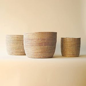 Kawo Bazaar – Panier African POT blanc Kawo Bazaar – Panier African POT blanc