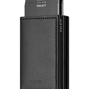 VULKIT Porte-Cartes RFID en cuir
