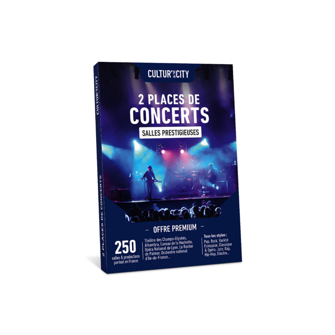 Wonderbox – Concerts Premium – 2 Places Wonderbox – Concerts Premium – 2 Places