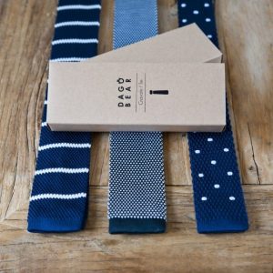 Dagobear – Cravate en maille tressée