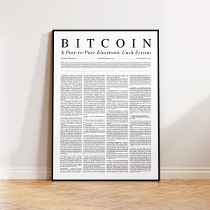 Poster Bitcoin Whitepaper Poster Bitcoin Whitepaper
