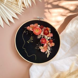 Broderie florale moderne Broderie florale moderne