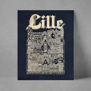 DocteurPaper – Poster Lille Gold & Black Limited Series