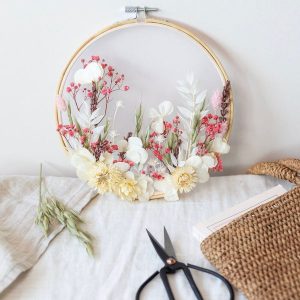 Flowrette – Kit DIY Tambour fleuri Flowrette – Kit DIY Tambour fleuri