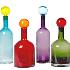 Pols Potten – Carafe Bubbles & Bottles / Verre – Set de 4 / H 44 cm – Pols Potten Pols Potten – Carafe Bubbles & Bottles / Verre – Set de 4 / H 44 cm – Pols Potten