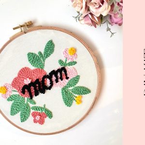 HoopatelierStore – Kit Broderie Mom HoopatelierStore – Kit Broderie Mom