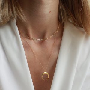 BohoStones – Collier Lune Or 14k BohoStones – Collier Lune Or 14k