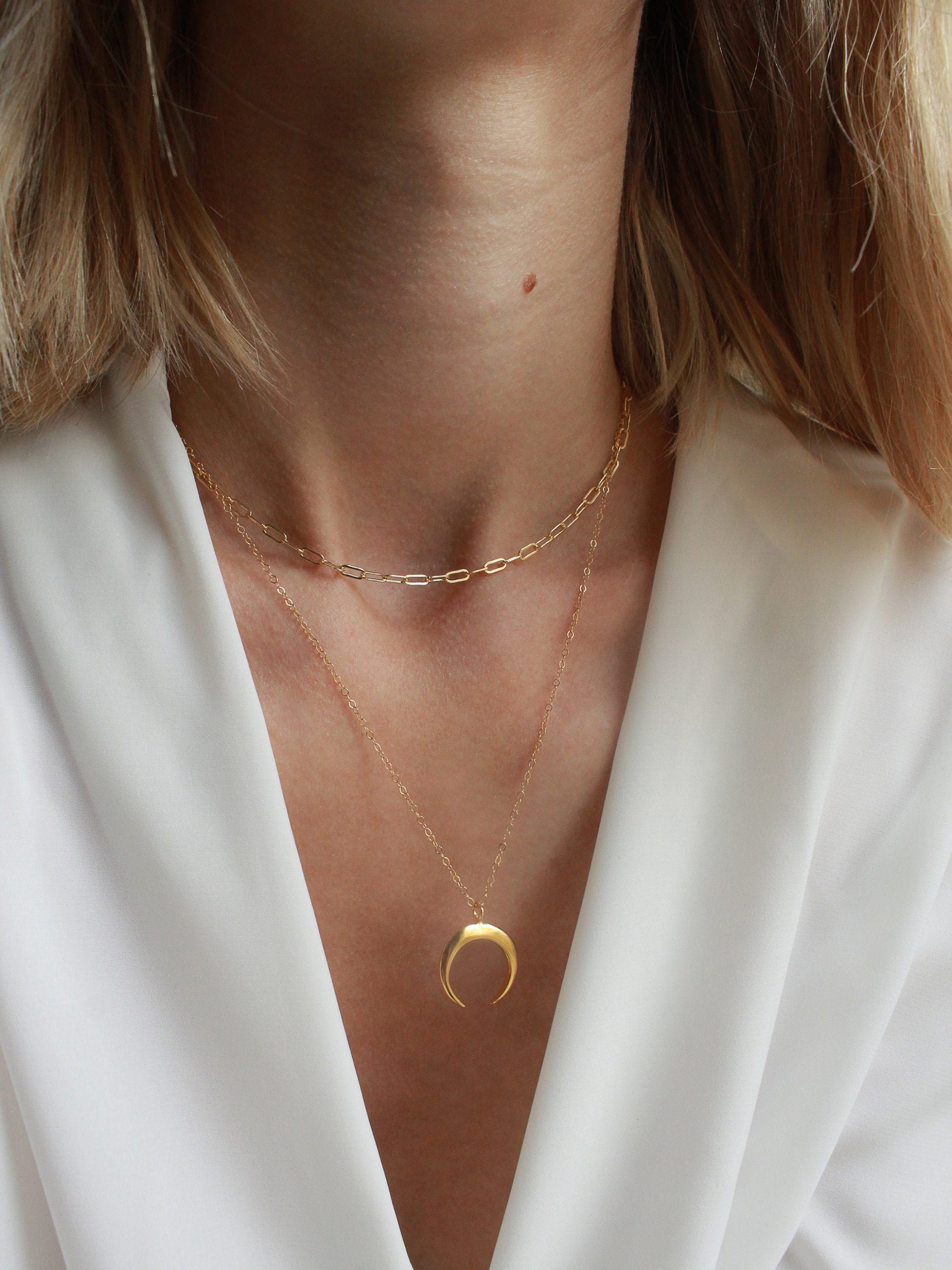 BohoStones – Collier Lune Or 14k BohoStones – Collier Lune Or 14k
