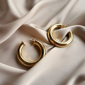 LaGeometrieJewels – Boucles d’oreilles or 24 carats