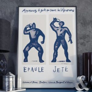 Affiche épaulé jeté