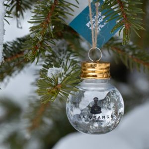 Boules de Noël au gin