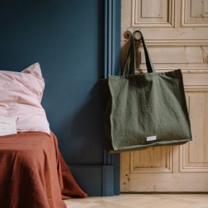 Les Pensionnaires – Grand cabas en toile de coton