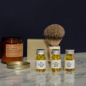 Le baigneur – Coffret de 3 huiles à barbe
