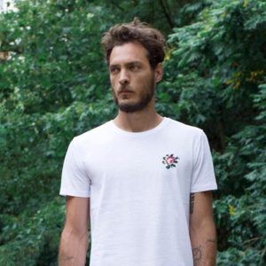Johnny Romance – T-Shirt brodé Rose Johnny Romance – T-Shirt brodé Rose