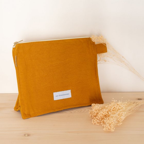 Les Pensionnaires – Trousse de toilette en toile de coton bio Les Pensionnaires – Trousse de toilette en toile de coton bio