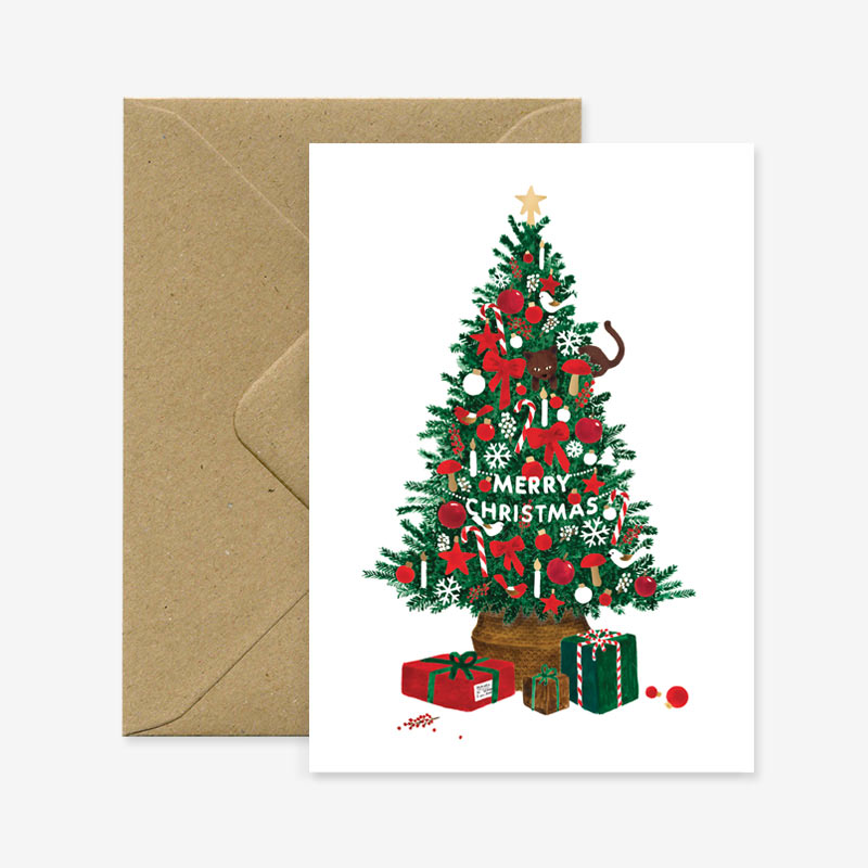 Carte de voeux Christmas Tree Carte de voeux Christmas Tree