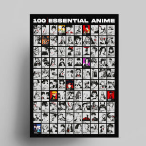Poster à gratter 100 Essential Anime Poster à gratter 100 Essential Anime