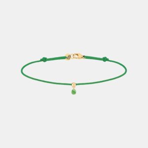 LA BRUNE & LA BLONDE – Bracelet Cordon BB – Pierre naturelle 0,13ct – or 18kt LA BRUNE & LA BLONDE – Bracelet Cordon BB – Pierre naturelle 0,13ct – or 18kt