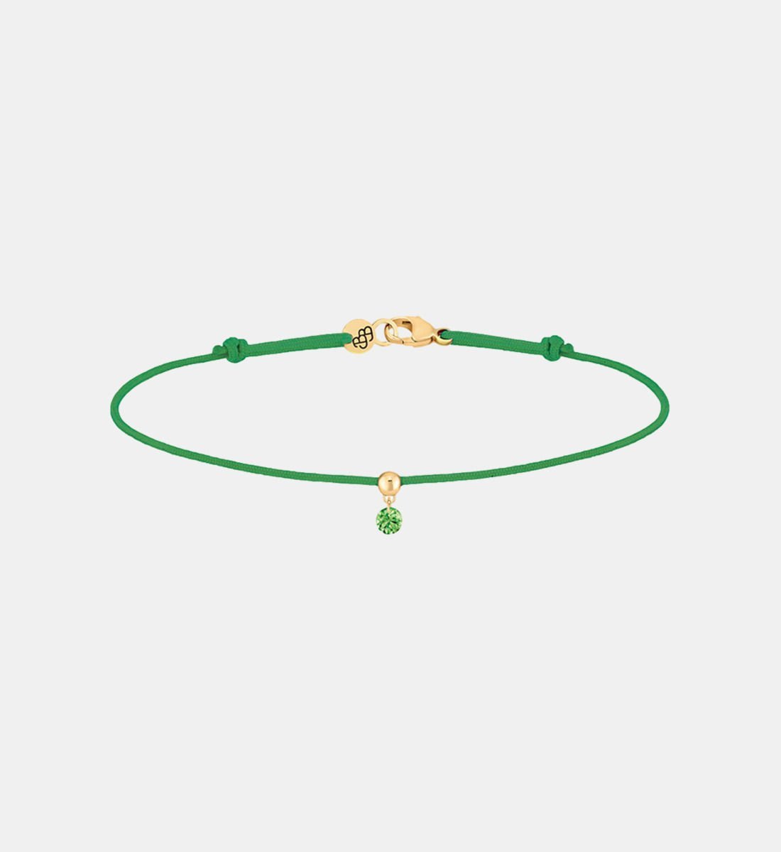 LA BRUNE & LA BLONDE – Bracelet Cordon BB – Pierre naturelle 0,13ct – or 18kt LA BRUNE & LA BLONDE – Bracelet Cordon BB – Pierre naturelle 0,13ct – or 18kt
