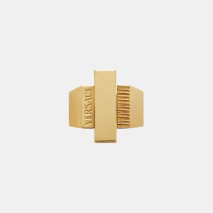 VERSACE – Bague Greca en métal VERSACE – Bague Greca en métal