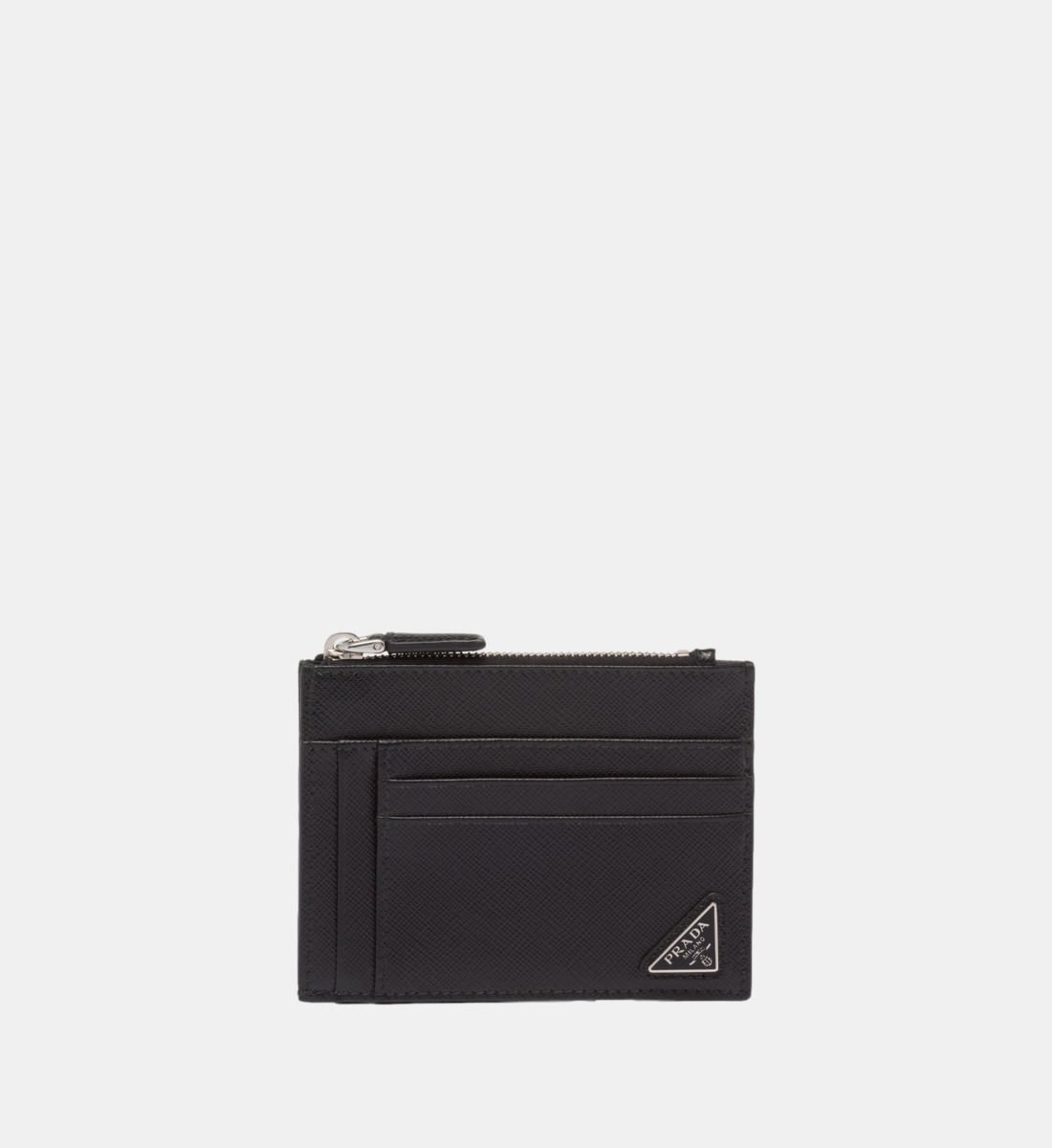 PRADA – Porte-cartes en cuir signature PRADA – Porte-cartes en cuir signature