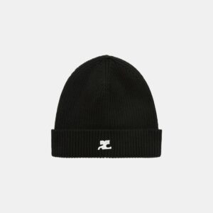 COURRÈGES – Bonnet monogramme laine COURRÈGES – Bonnet monogramme laine