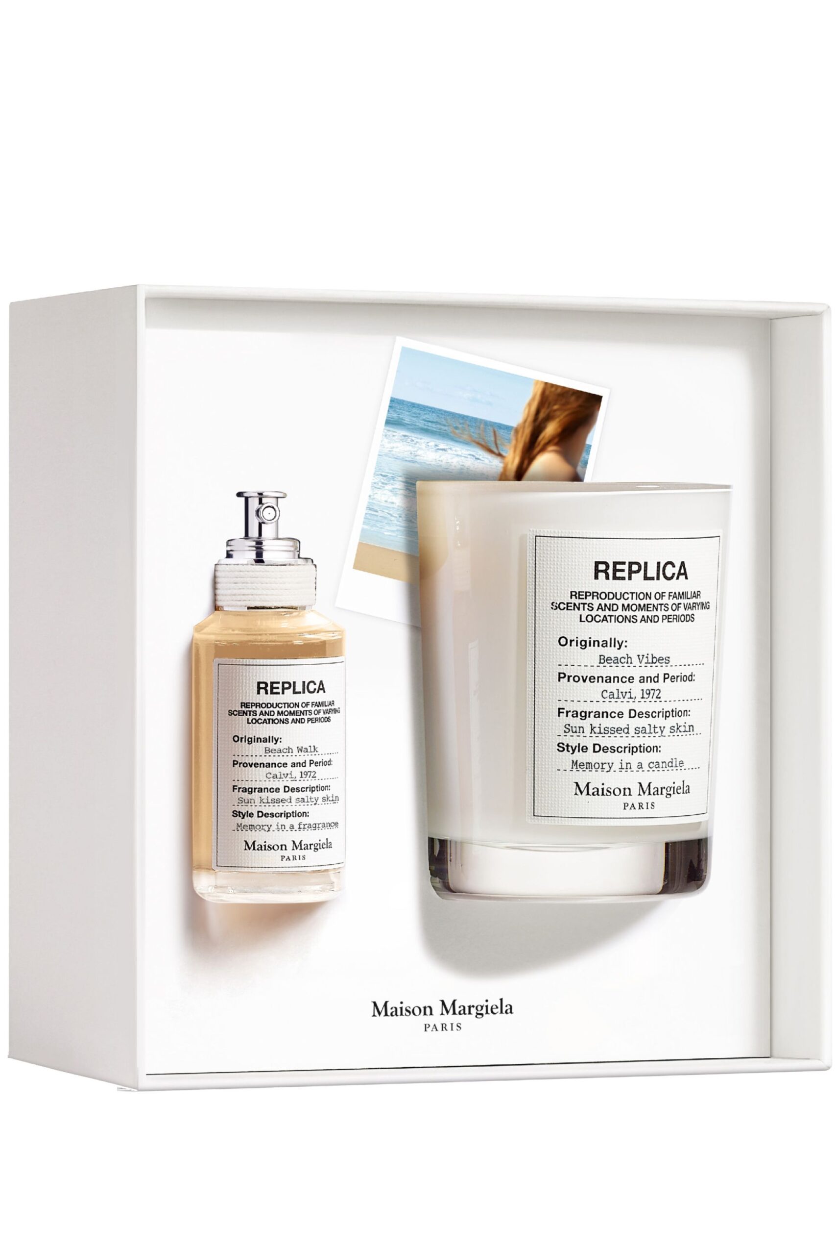 Maison Margiela – Coffret Beach Walk Eau de parfum et bougie Beach Vibes Maison Margiela – Coffret Beach Walk Eau de parfum et bougie Beach Vibes