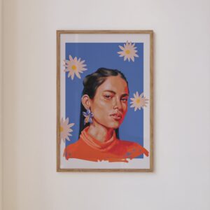 Nome – Woman and flower illustration