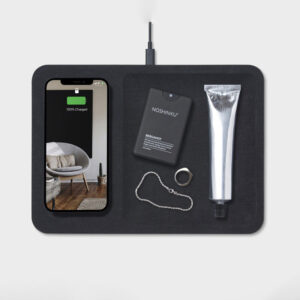 Courant – Station de chargeur sans fil en lin Courant – Station de chargeur sans fil en lin