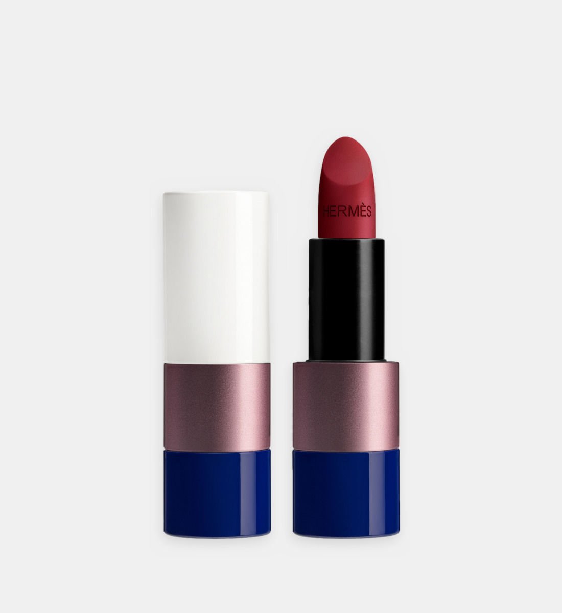 HERMÈS – Rouge Hermès, rouge à lèvres mat métal, édition limitée, Rouge Grenat HERMÈS – Rouge Hermès, rouge à lèvres mat métal, édition limitée, Rouge Grenat