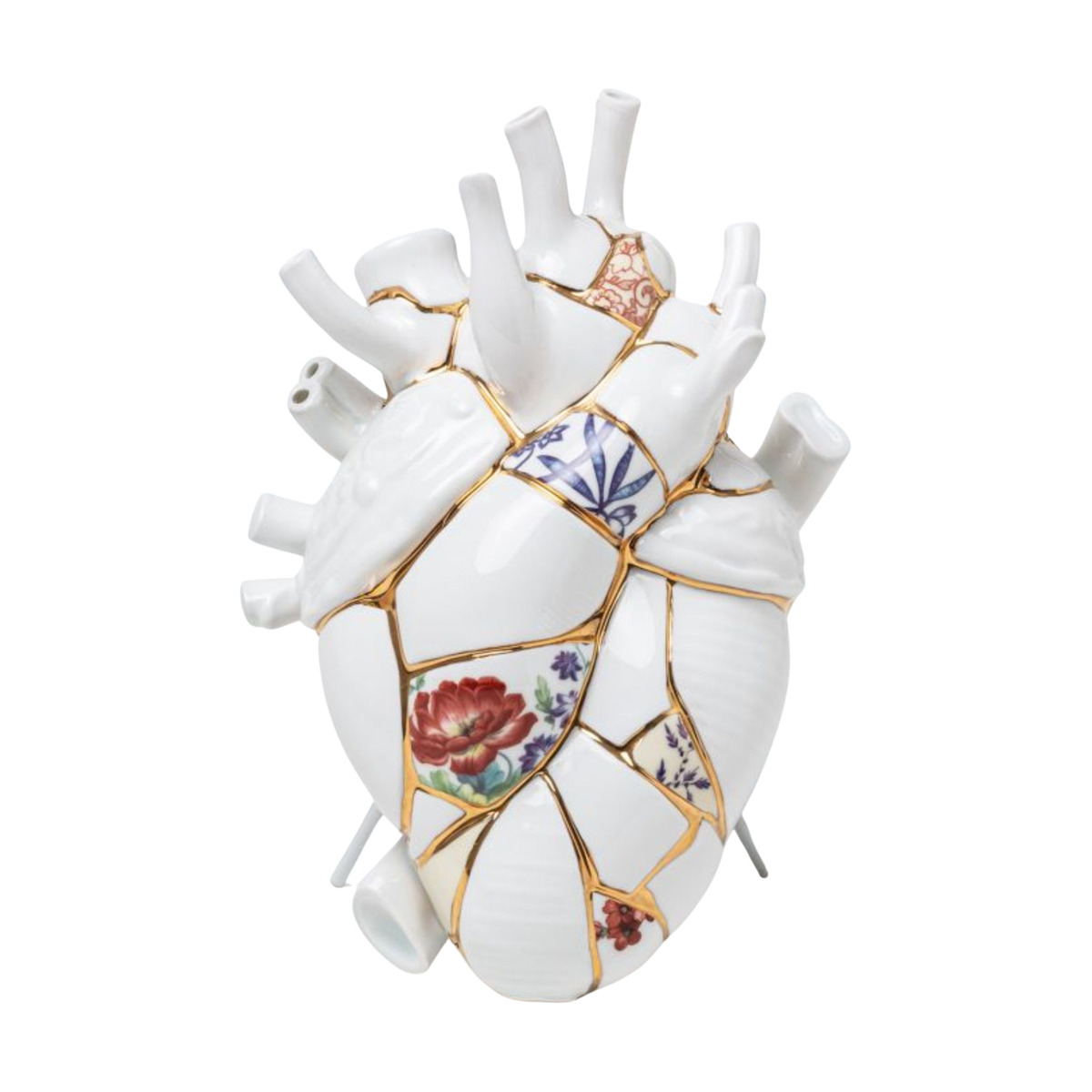 Seletti – Vase en porcelaine Love in Bloom Kintsugi Seletti – Vase en porcelaine Love in Bloom Kintsugi