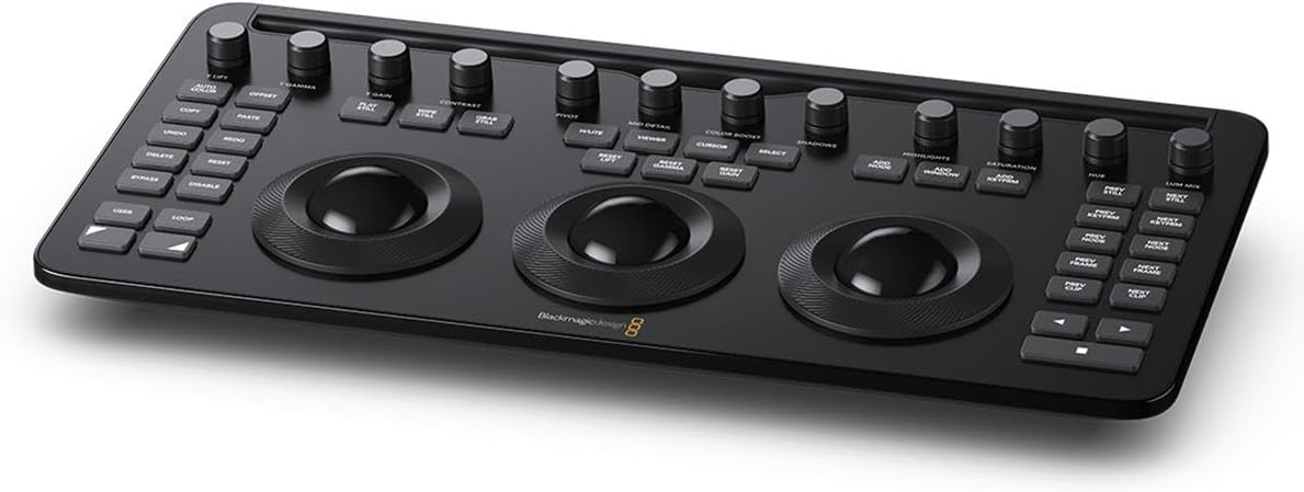 Blackmagic Design – Davinci Resolve Micro Color Panel Blackmagic Design Davinci Resolve Micro Color Panel with English Keyboard