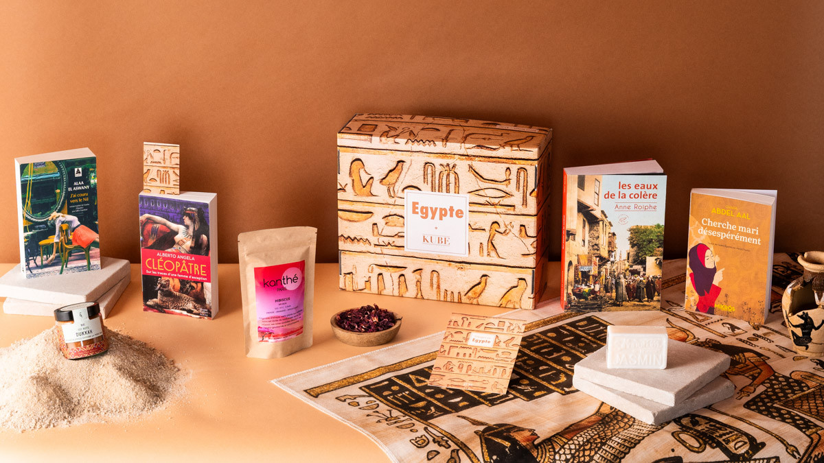 Coffret Cadeau Livres – Egypte – Kube Le Coffret Cadeau Livres - Egypte - Kube