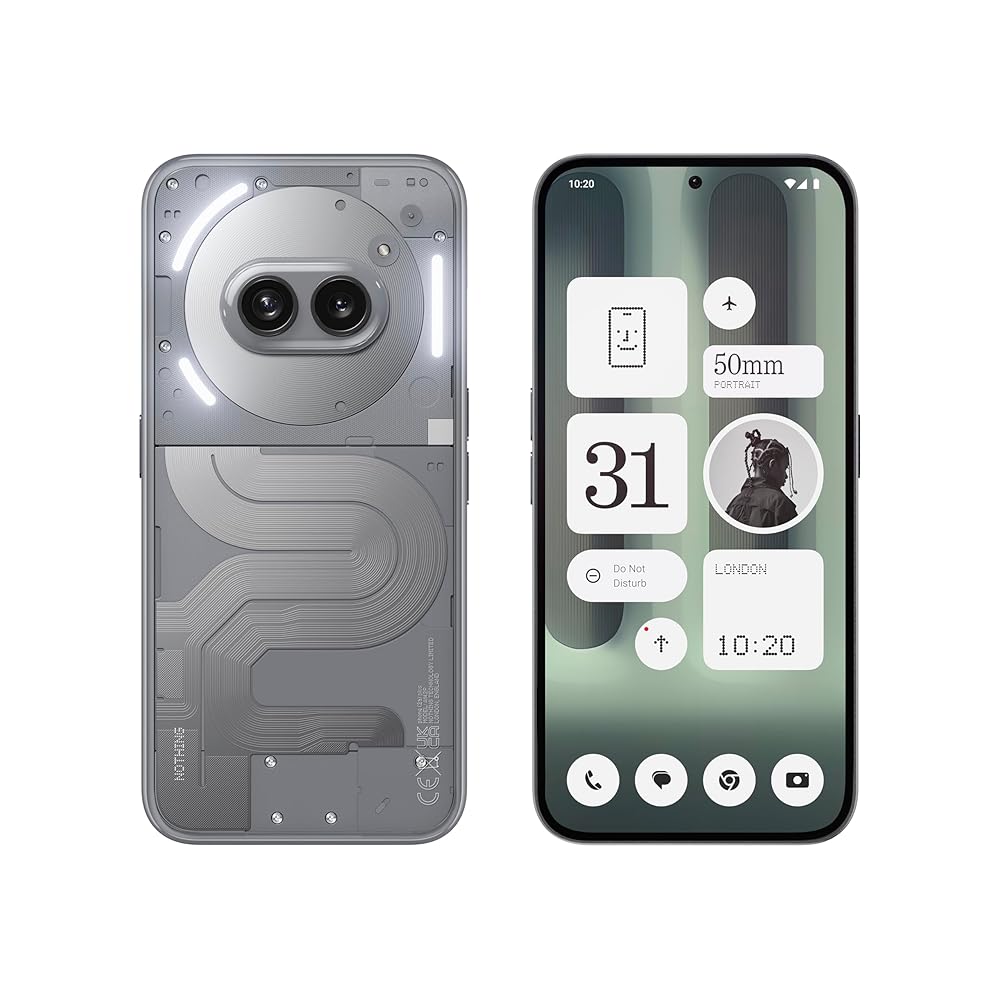 Nothing Phone (2a) Plus Nothing Phone (2a) Plus 12+ 256 GB - Telephone Portable avec Appareil Photo Frontal 50 MP, Charge Rapide 50 W OS 2.6 - Gris