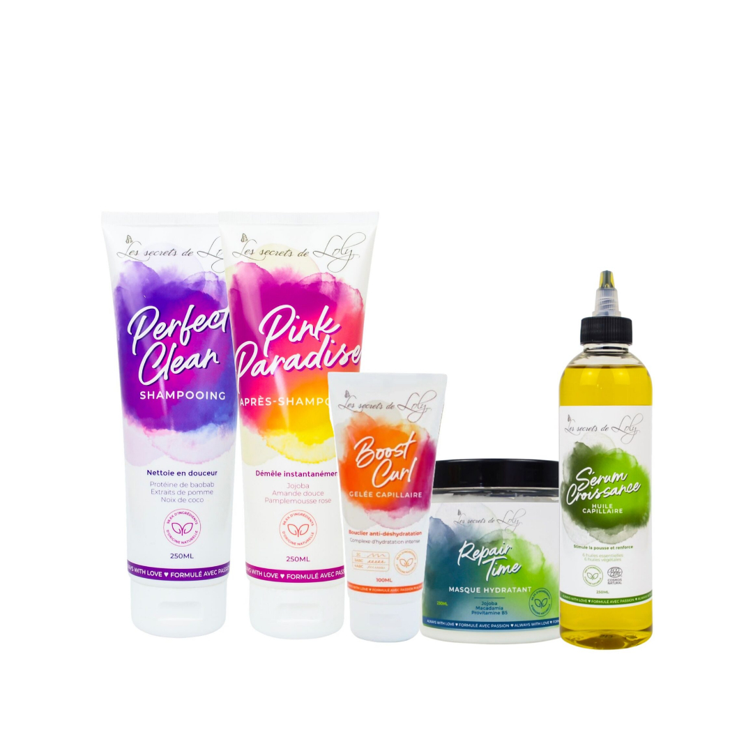 Les Secrets de Loly – Coffret routine complète pour cheveux bouclés Les Secrets de Loly – Coffret routine complète pour cheveux bouclés