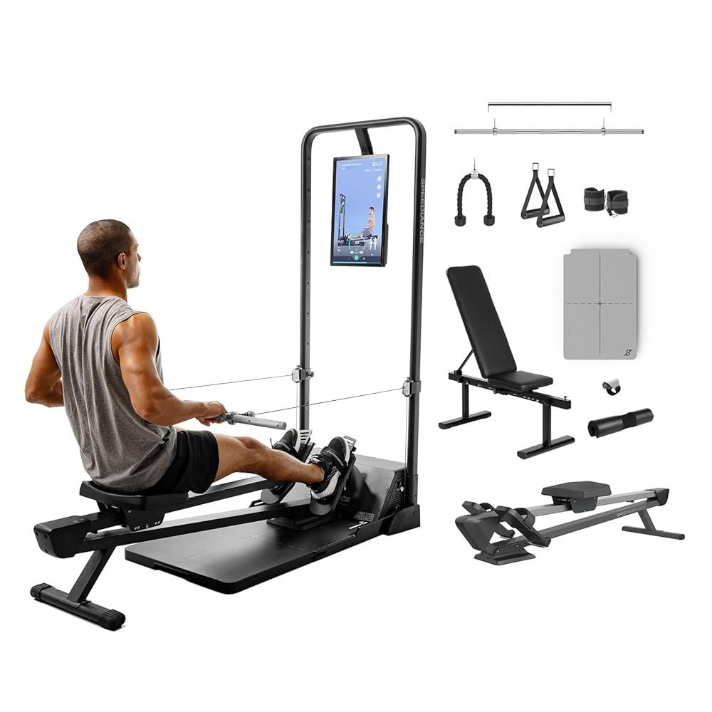 Speediance – Appareil d’entraînement intelligent Speediance Appareil d'entraînement de fitness intelligent tout-en-un, appareil d'entraînement de résistance totale du corps, machine d'entraînement de force