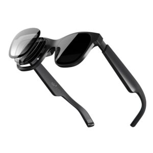 XREAL Air 2 Pro – Lunettes AR XREAL Air 2 Pro AR Lunettes, L'ultime Affichage Portable avec Contrôle d'immersion à 3 Niveaux, 75g 120 Hz 1080P, Idéales pour Le Jeu, Le Streaming et Le Travail