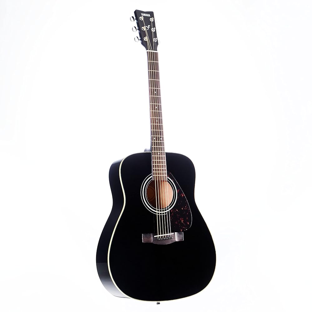 Yamaha – F370 Guitare Acoustique Folk Yamaha F370 Guitare Acoustique Folk Black – Guitare d'étude 4/4 – Pour adultes, débutants et avancés