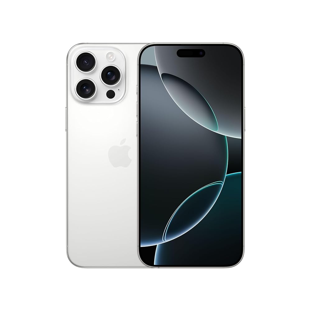 Apple – iPhone 16 Pro Max Titane Blanc Apple iPhone 16 Pro Max (256 Go) - Titane Blanc