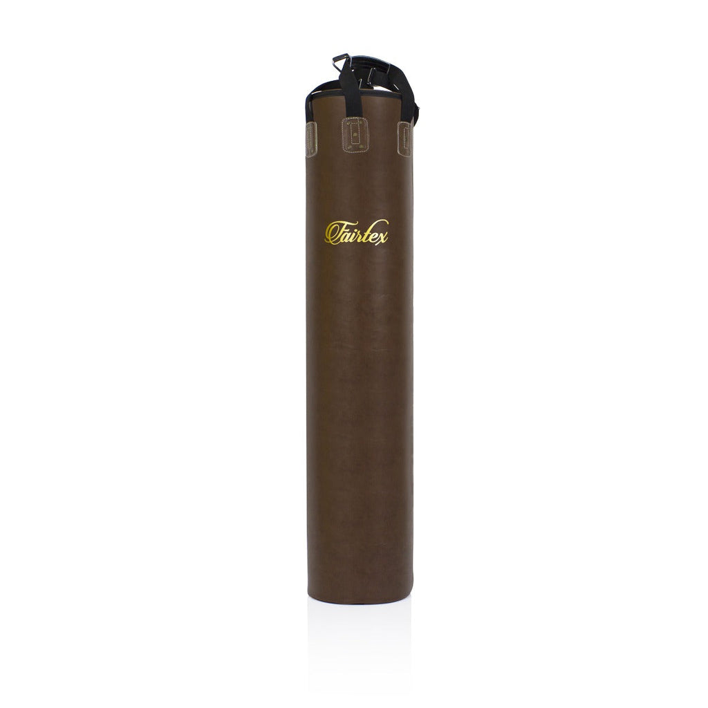 Sac De Frappe Fairtex - Pour Muay Thai, Boxe, MMA - Cuir Synthétique - Forme Allongée Pour Coups De Pied Et Poing